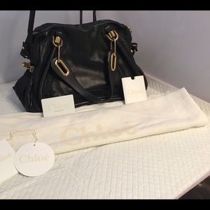Chloe Paraty Leather 2 Way Shoulder Bag